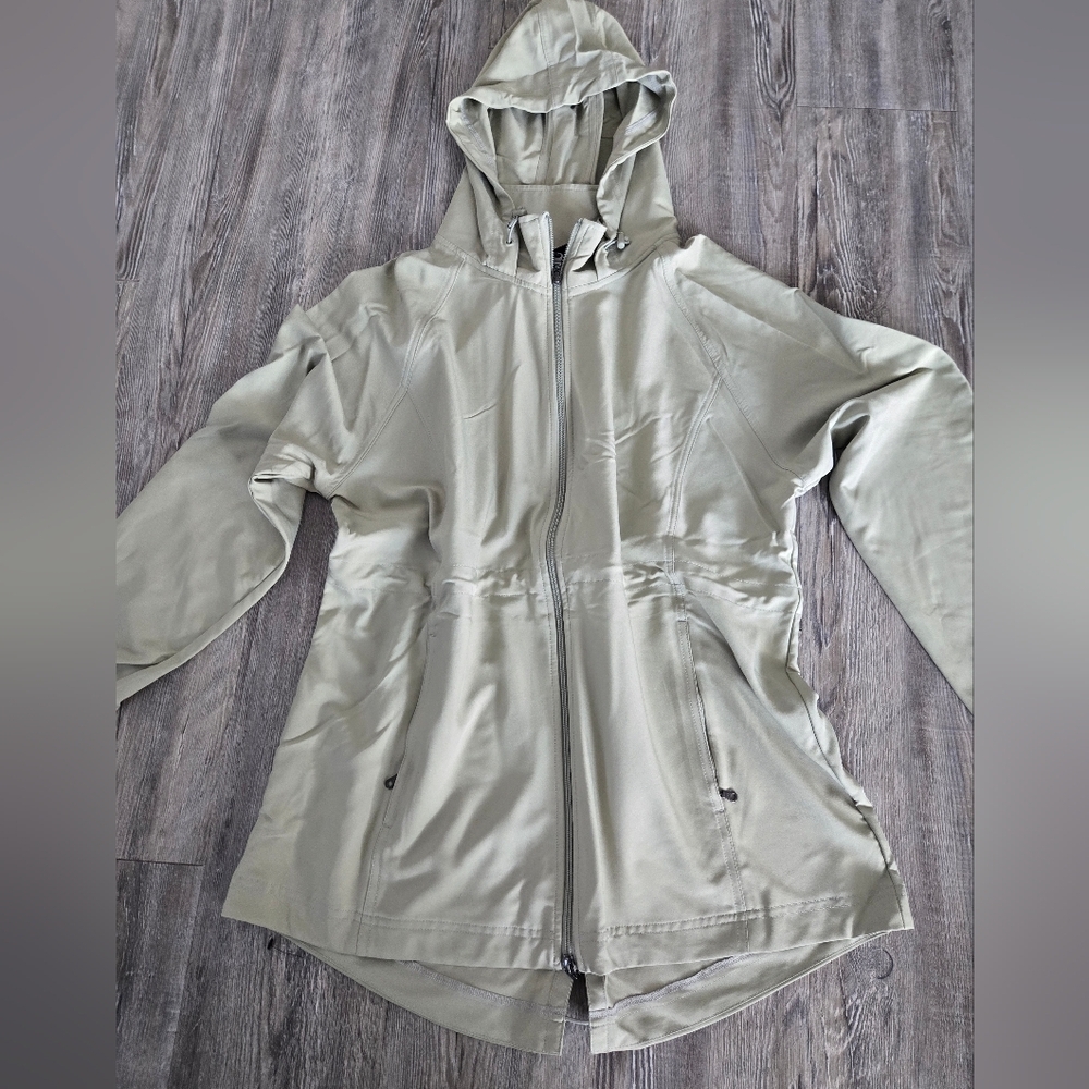 Kirkland Signature Ladies’ Hooded Jacket – Size Large – Light Sage